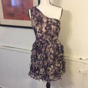 Lauren Conrad Purple Floral Dress
